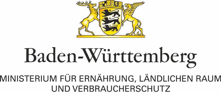 Logo: Ministerium für Ernährung, ländlichen Raum und Verbraucherschutz Baden-Württemberg