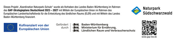 EU-F�rderhinweis Koordination Naturpark-Schule