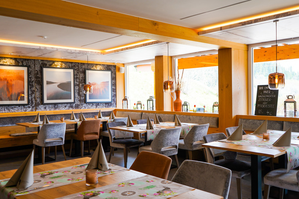 Der Restaurantbereich des Gasthof-Hotels Hirschen