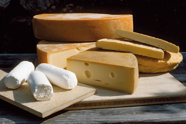 Hausgemachter Käse aus der eigenen Käserei Spielweg