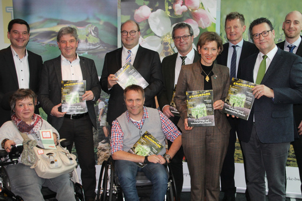 Gruppenbild AG Naturparke Baden-Württemberg auf der CMT 2020