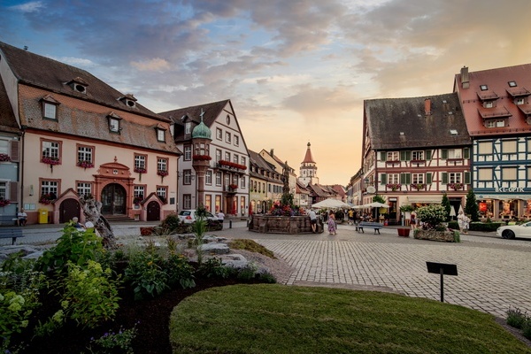 Blick auf den Marktplatz von Gengenbach © B. Teufel